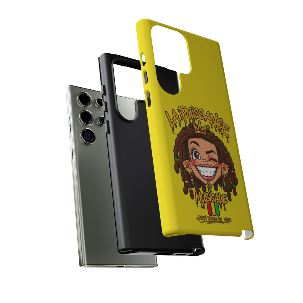 Coque Samsung Rasta Queen – Jaune | La Puissance Musicale