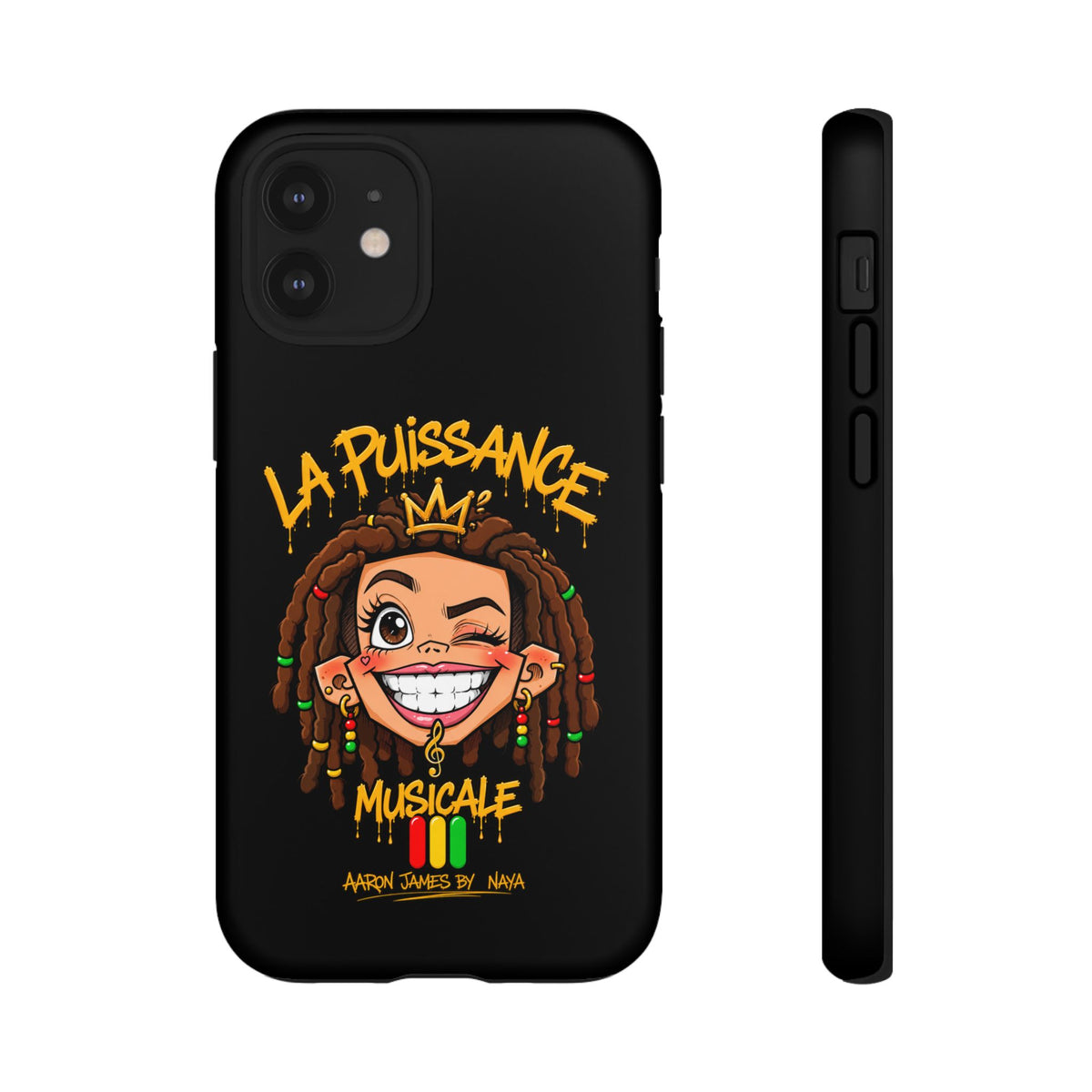 Coque Rasta Queen – Noir | La Puissance Musicale