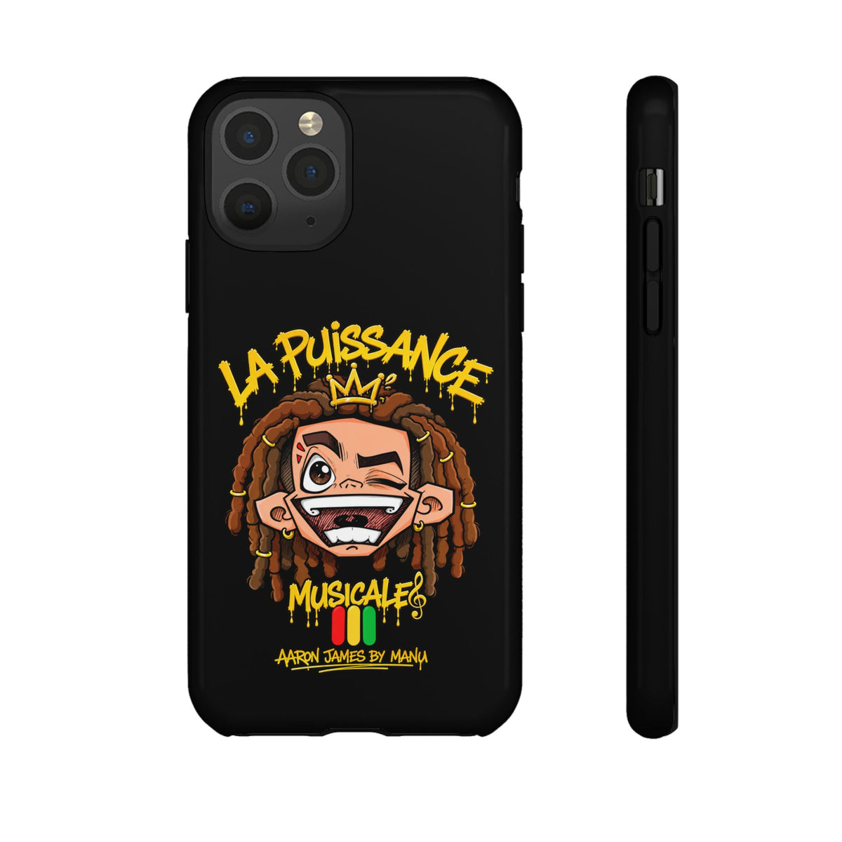 Coque Rasta King – Noir | La Puissance Musicale