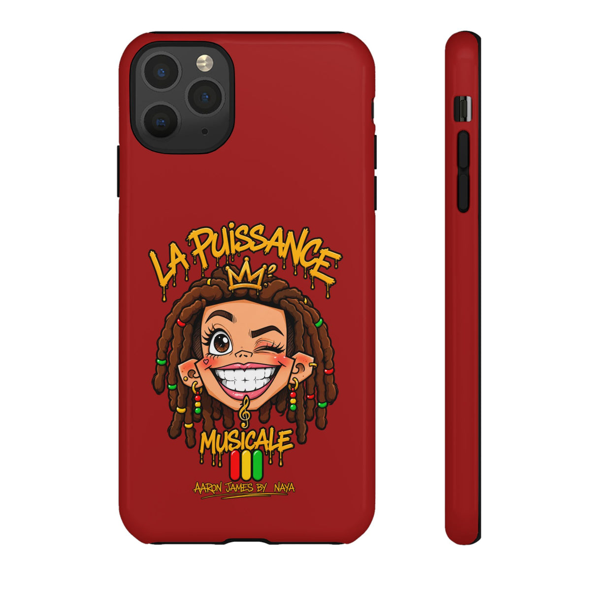 Coque Rasta Queen – Rouge | La Puissance Musicale