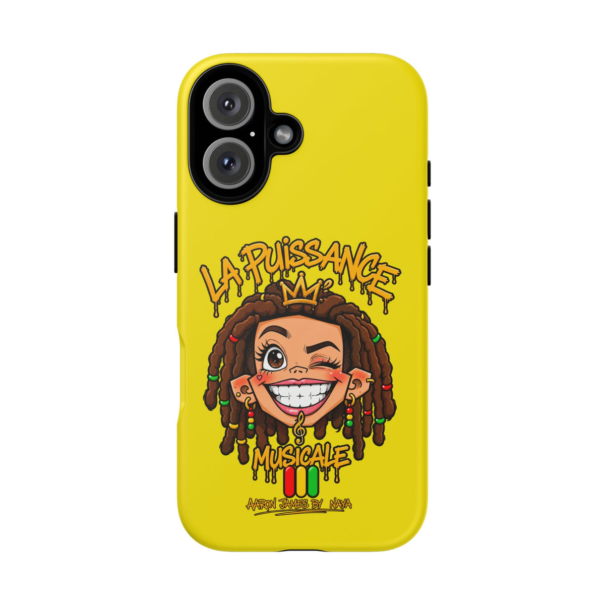 Coque Rasta Queen – Jaune | La Puissance Musicale
