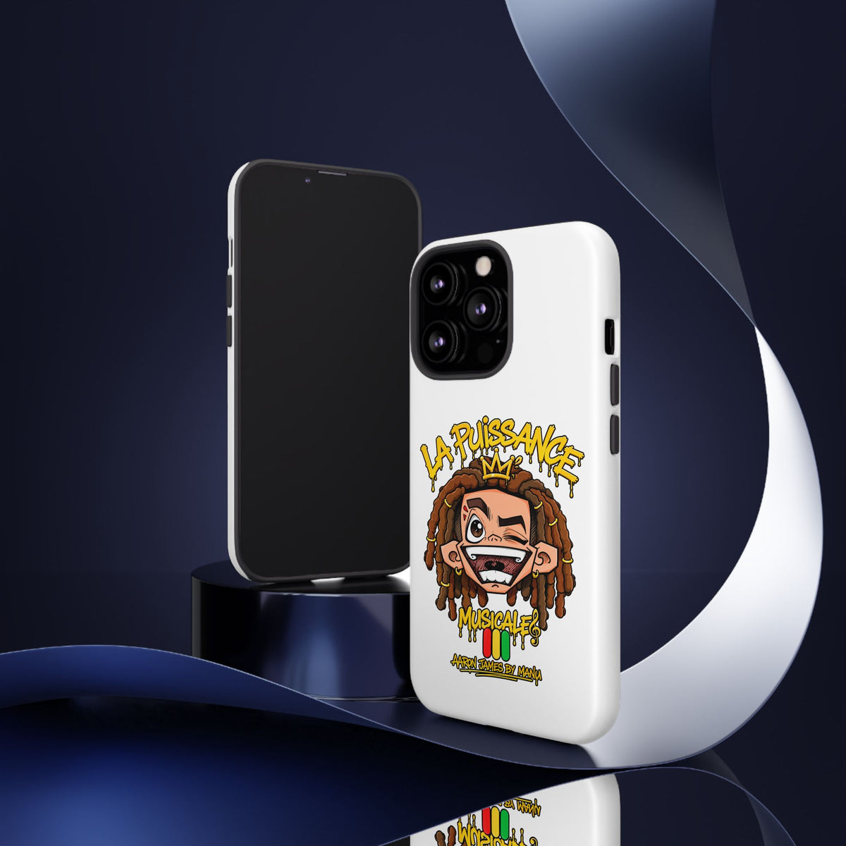 Coque Rasta King – Blanc | La Puissance Musicale