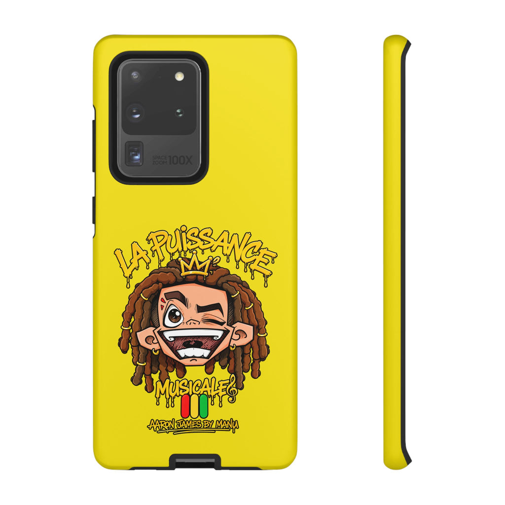 Coque Samsung Rasta King – Jaune | La Puissance Musicale – vue 4