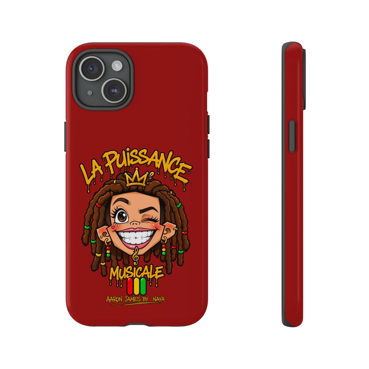 Coque Rasta Queen – Rouge | La Puissance Musicale