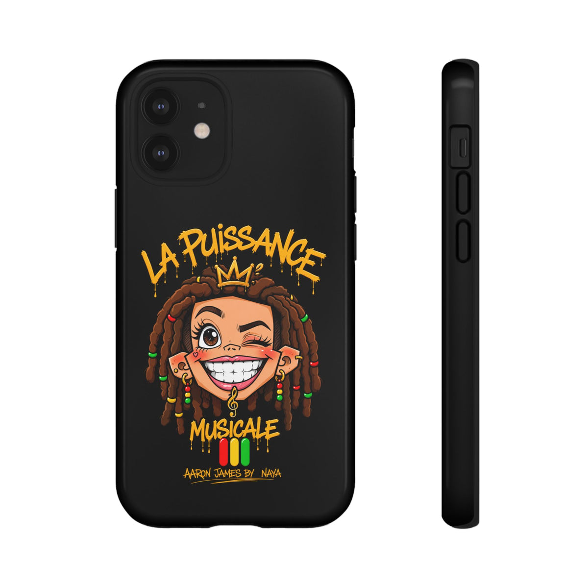 Coque Rasta Queen – Noir | La Puissance Musicale