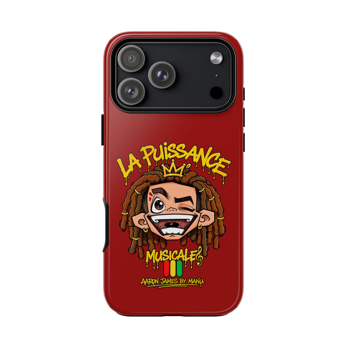 Coque Rasta King – Rouge | La Puissance Musicale