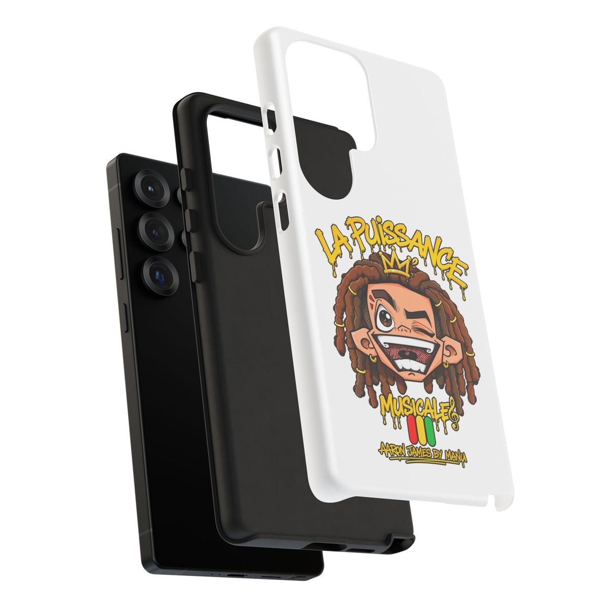 Coque Samsung Rasta King – Blanc | La Puissance Musicale