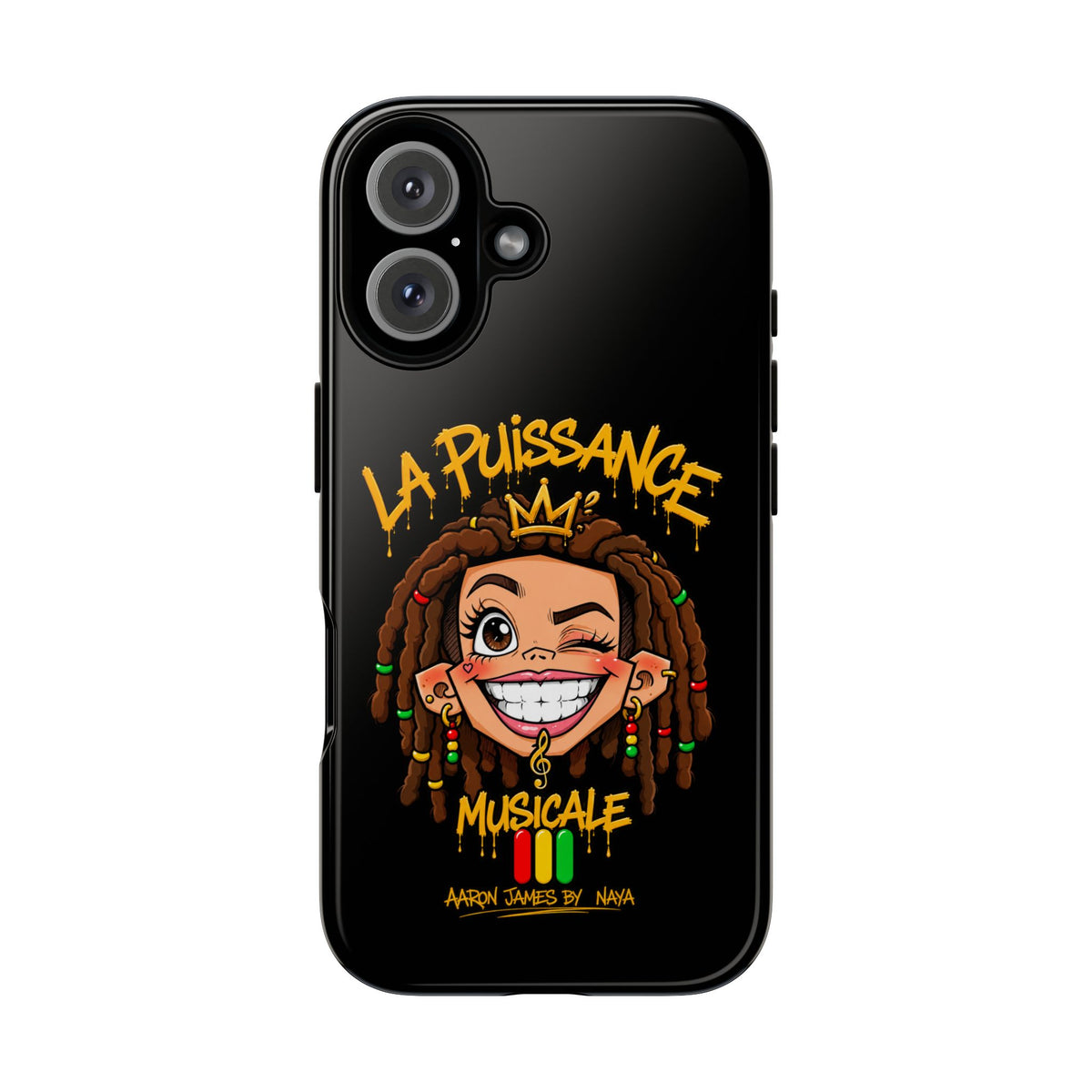 Coque Rasta Queen – Noir | La Puissance Musicale