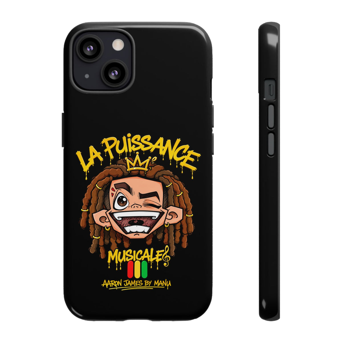Coque Rasta King – Noir | La Puissance Musicale