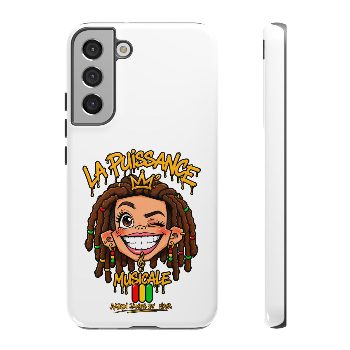 Coque Samsung Rasta Queen – Blanc | La Puissance Musicale – vue 19