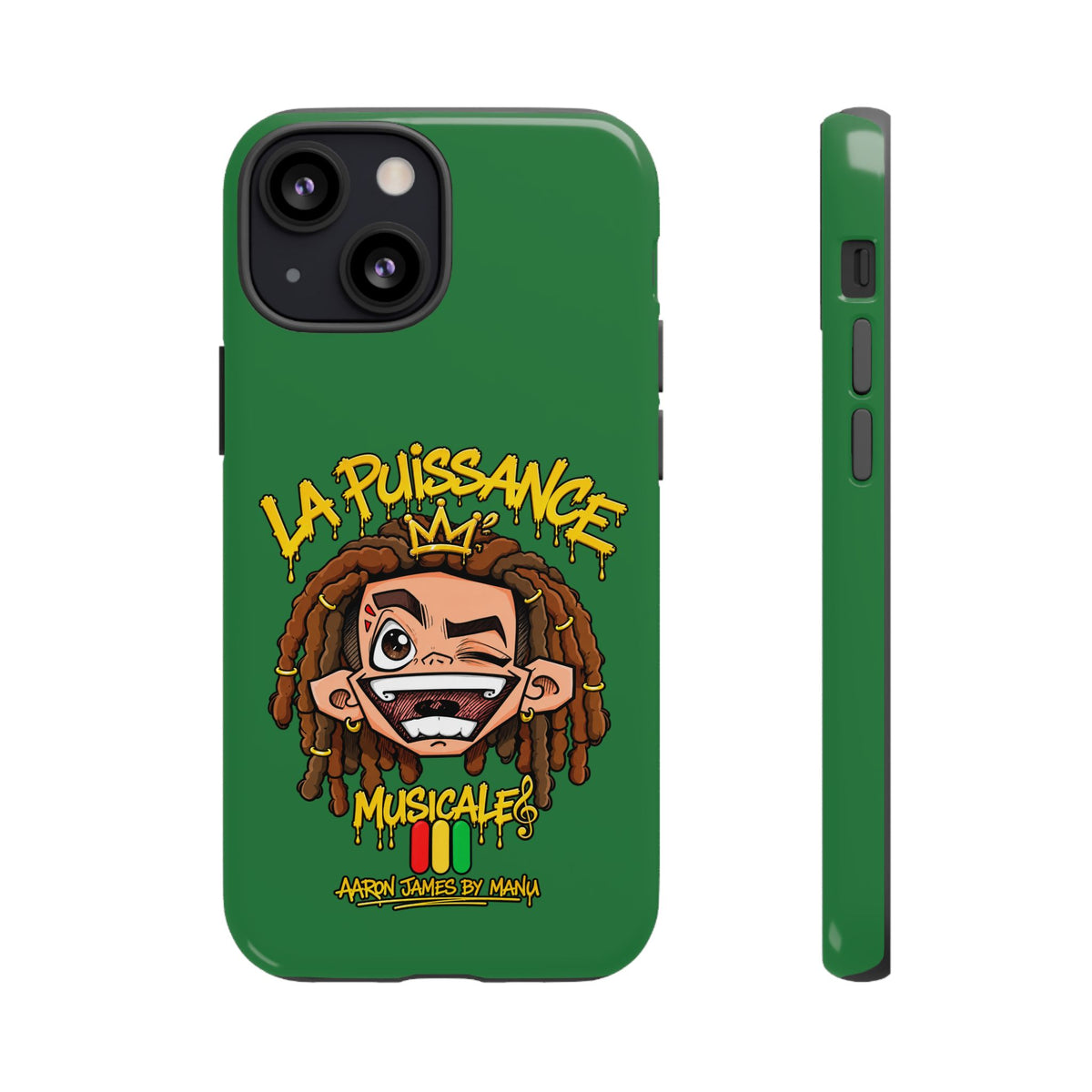 Coque Rasta King – Vert | La Puissance Musicale