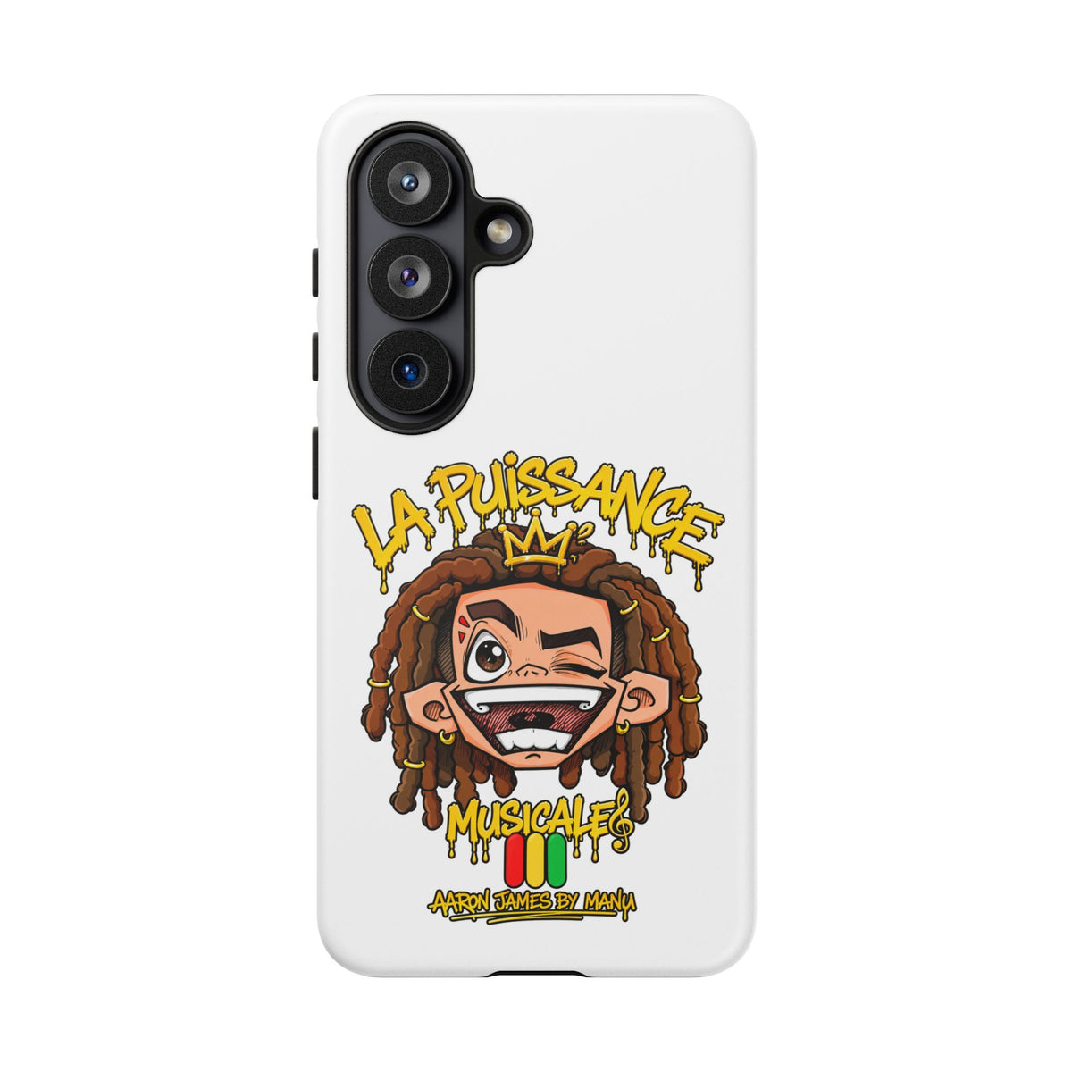 Coque Samsung Rasta King – Blanc | La Puissance Musicale – vue 42