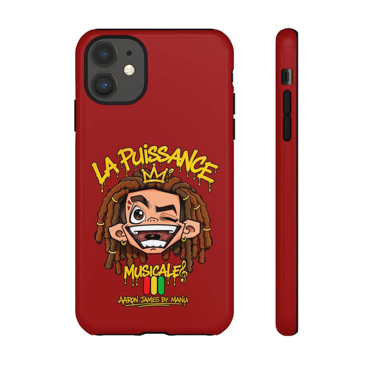 Coque Rasta King – Rouge | La Puissance Musicale