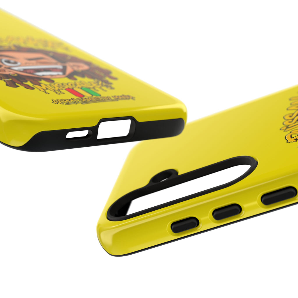 Coque Samsung Rasta King – Jaune | La Puissance Musicale