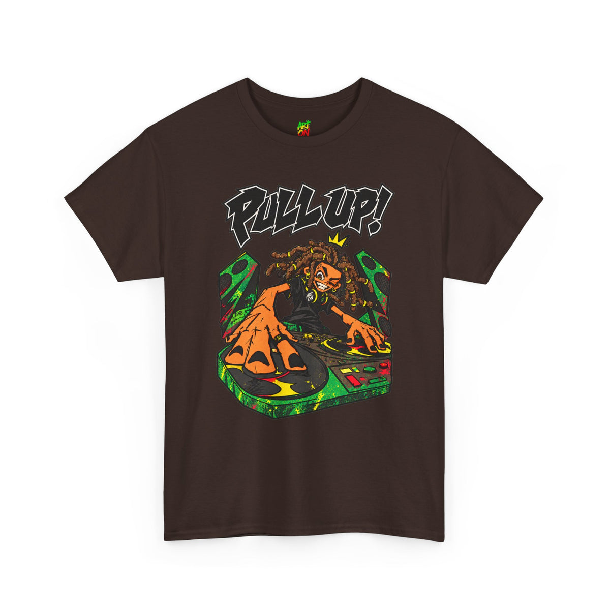 T-shirt DJ Rasta King 'Pull Up!'
