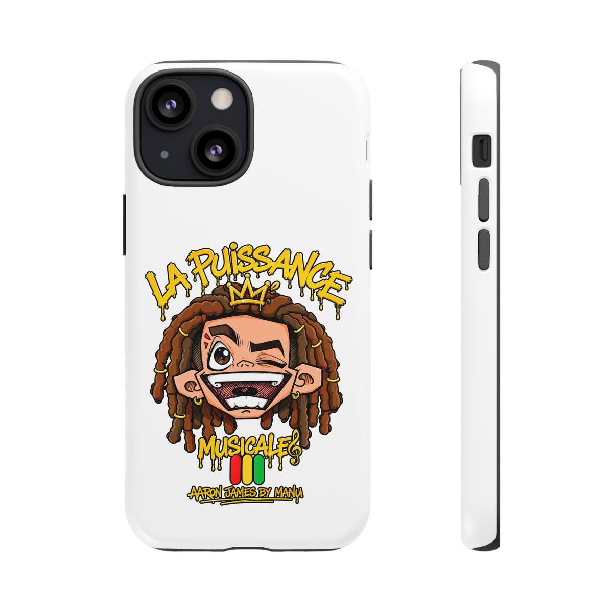 Coque Rasta King – Blanc | La Puissance Musicale