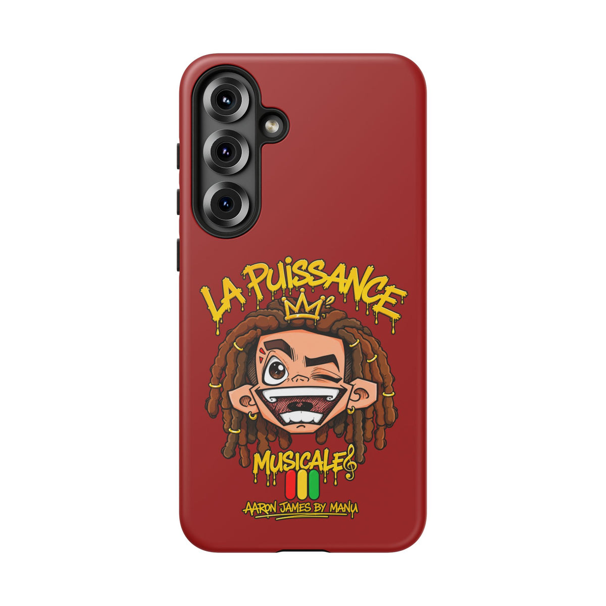 Coque Samsung Rasta King – Rouge | La Puissance Musicale