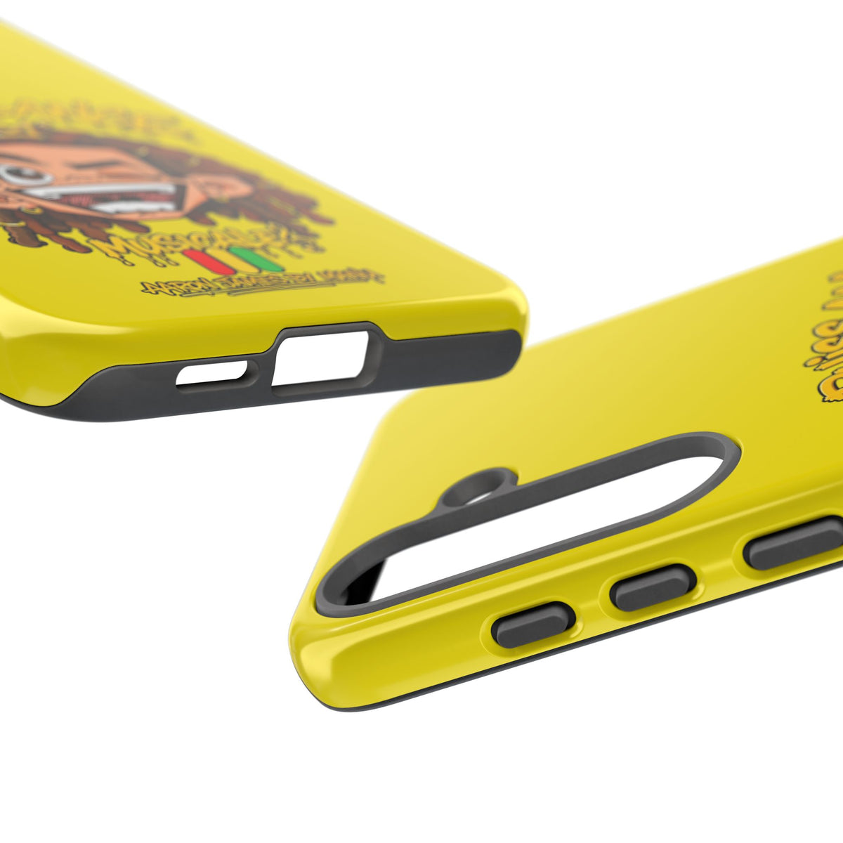 Coque Samsung Rasta King – Jaune | La Puissance Musicale