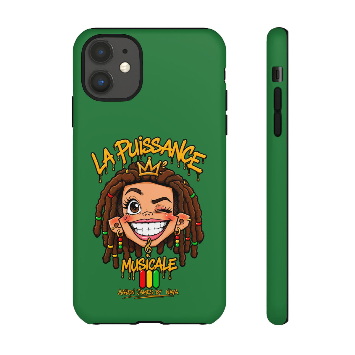 Coque Rasta Queen – Vert | La Puissance Musicale