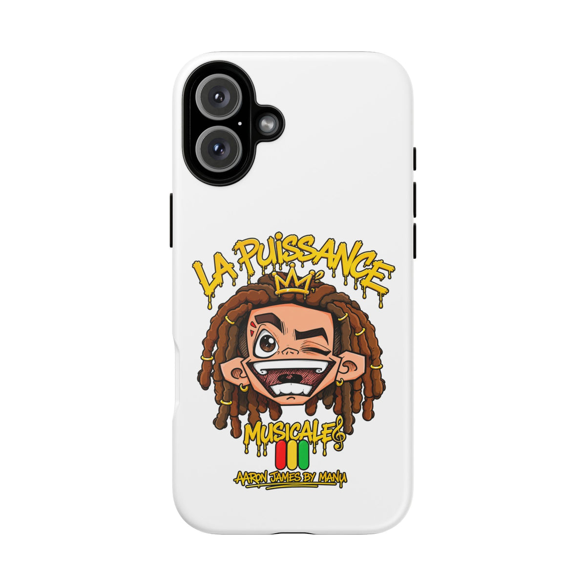 Coque Rasta King – Blanc | La Puissance Musicale