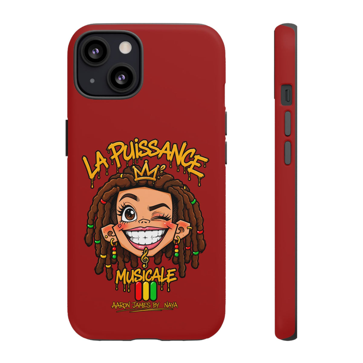Coque Rasta Queen – Rouge | La Puissance Musicale