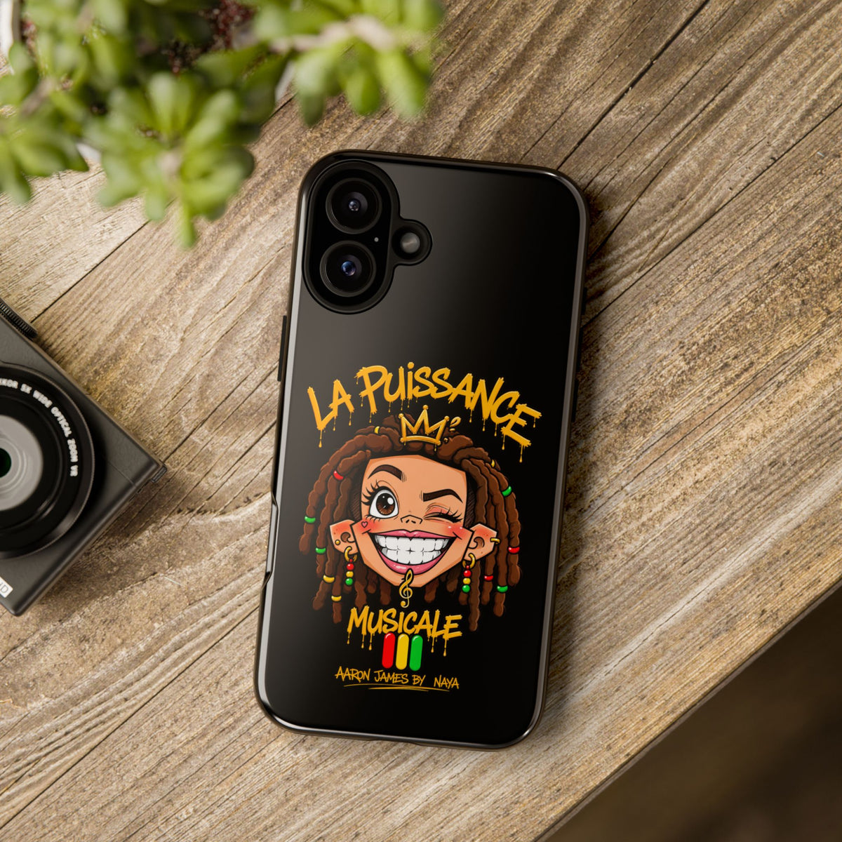 Coque Rasta Queen – Noir | La Puissance Musicale