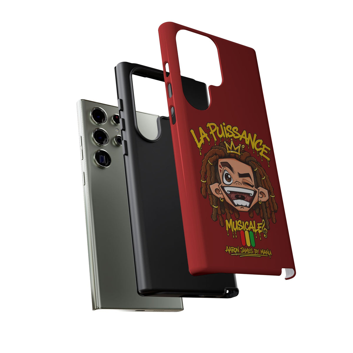 Coque Samsung Rasta King – Rouge | La Puissance Musicale