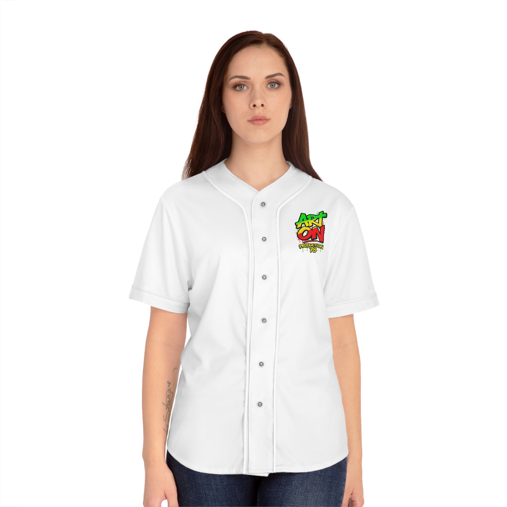 La Puissance Musicale Women's Baseball Jersey — 'Art On' Streetwear Baseball Shirt