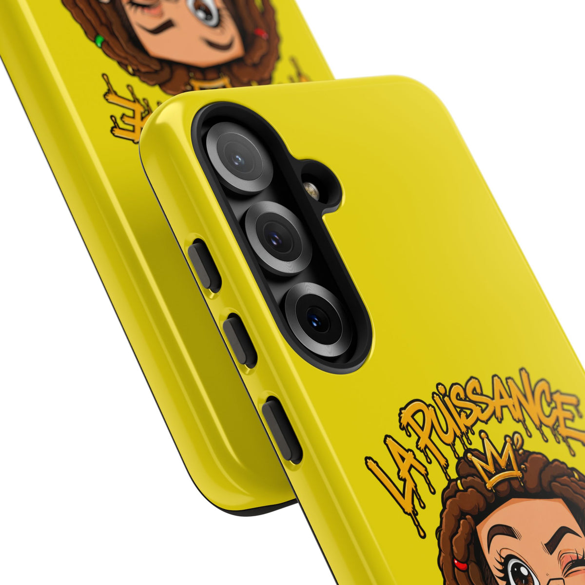 Coque Samsung Rasta Queen – Jaune | La Puissance Musicale