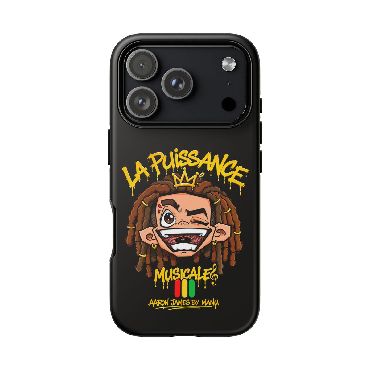 Coque Rasta King – Noir | La Puissance Musicale