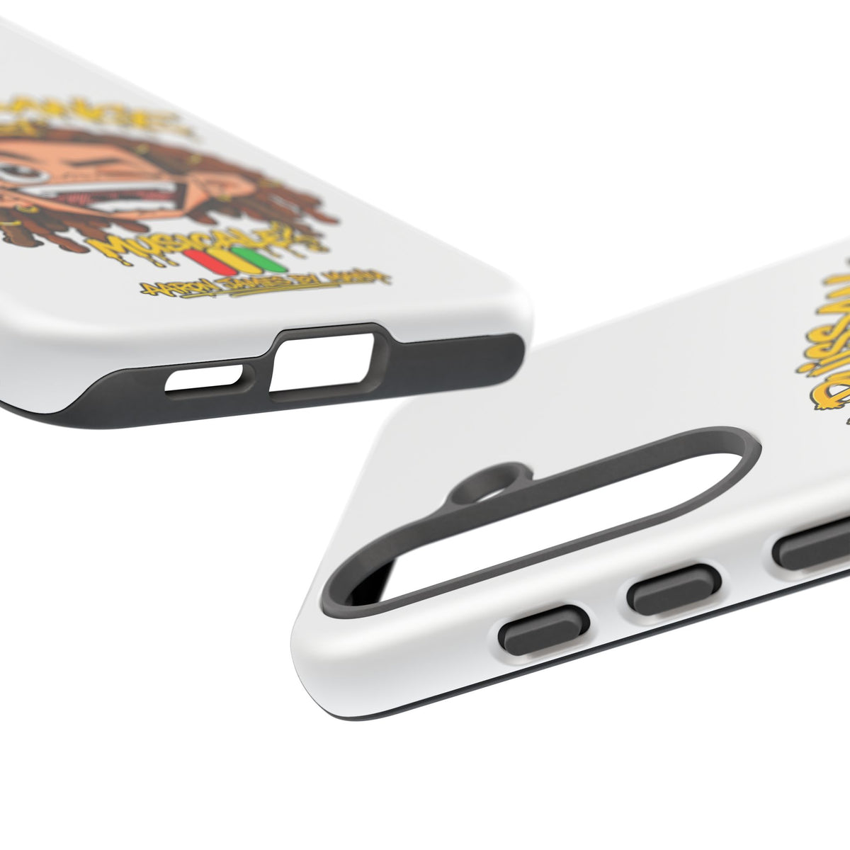 Coque Samsung Rasta King – Blanc | La Puissance Musicale