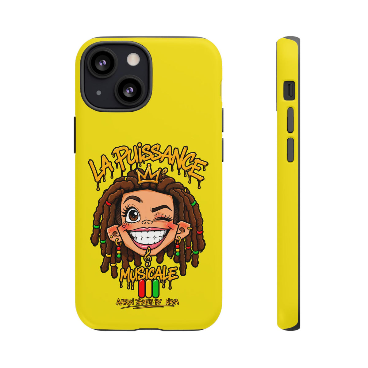 Coque Rasta Queen – Jaune | La Puissance Musicale