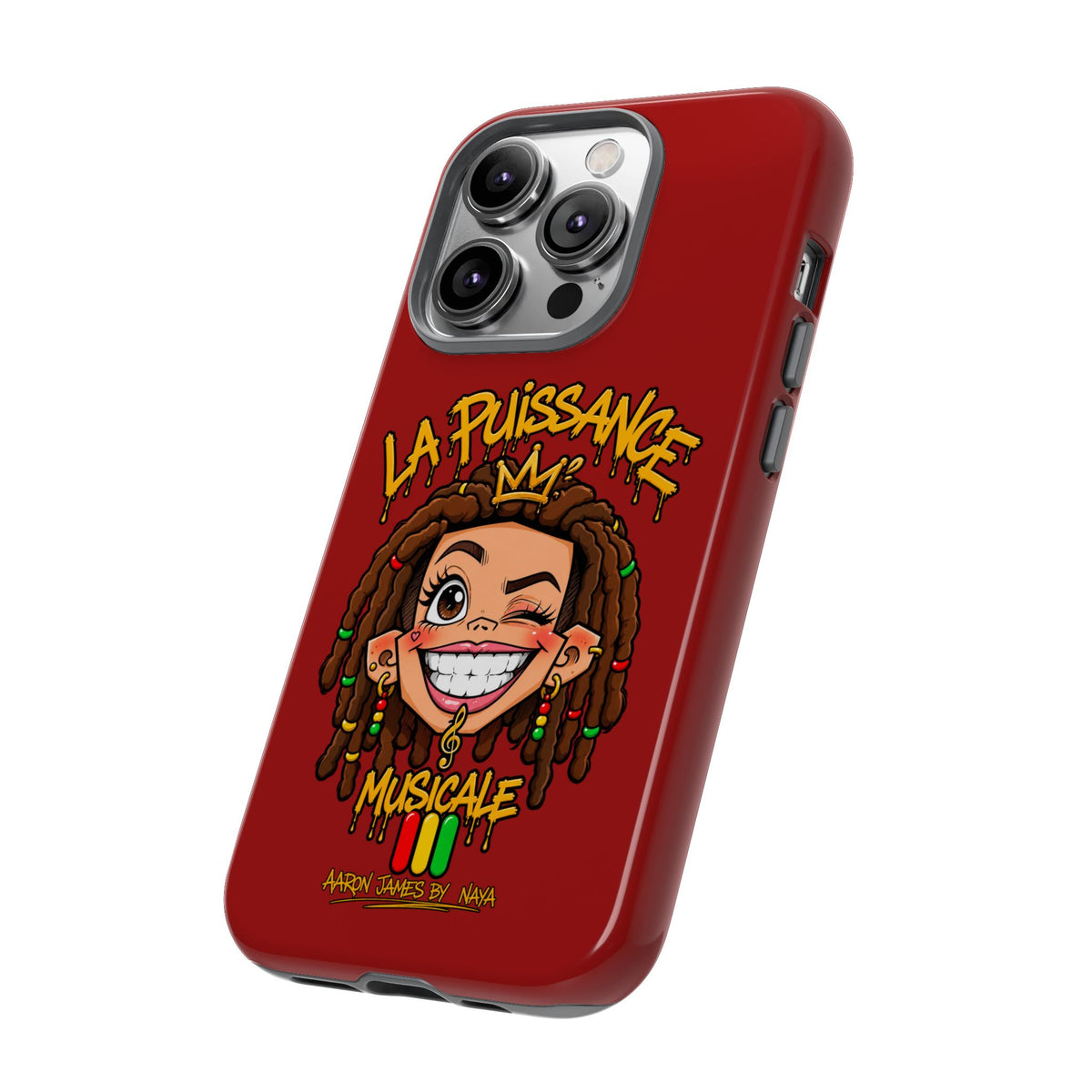 Coque Rasta Queen – Rouge | La Puissance Musicale