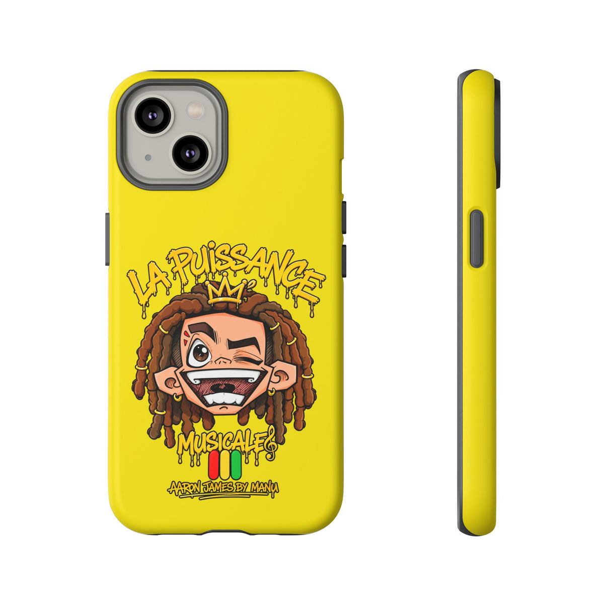 Coque Rasta King – Jaune | La Puissance Musicale