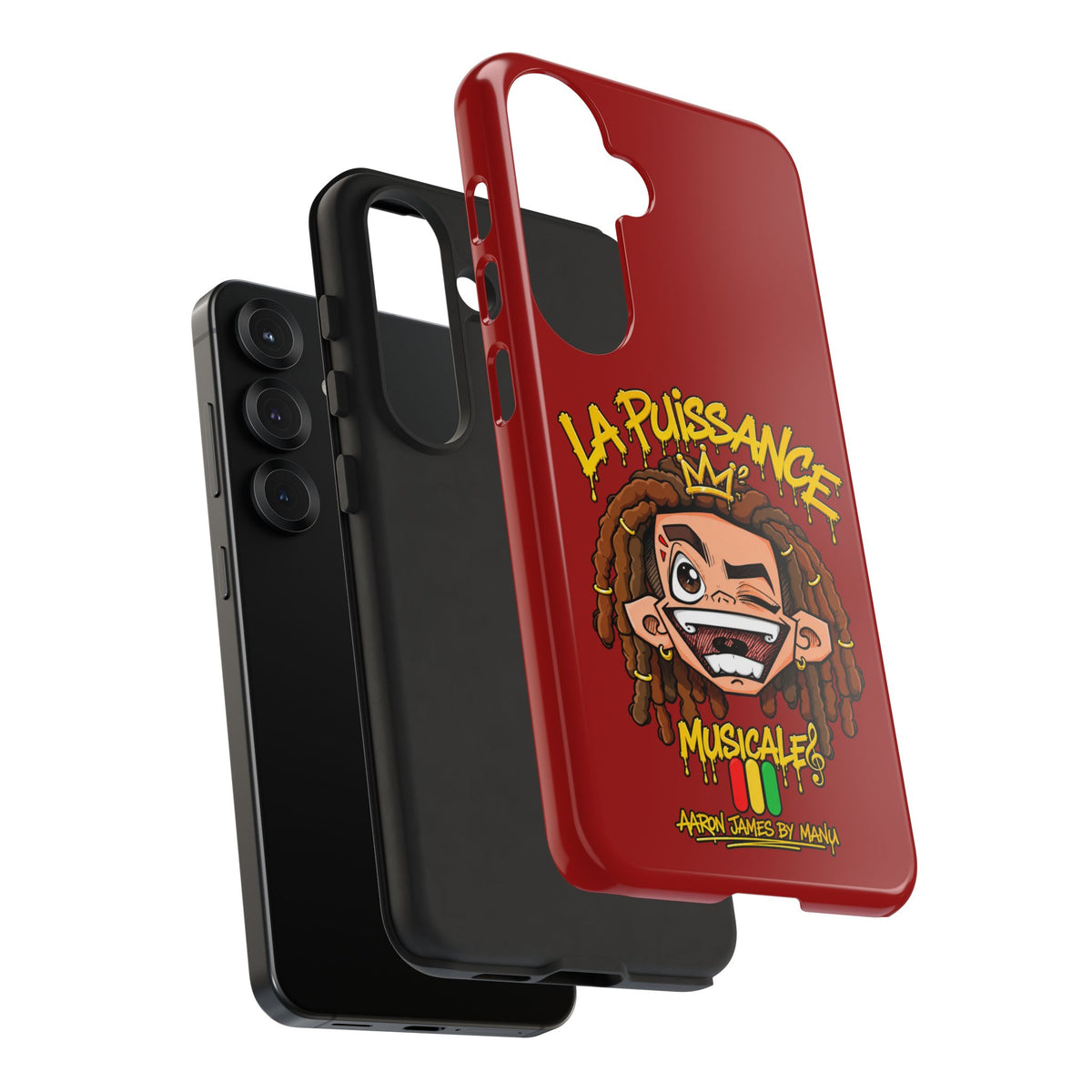 Coque Samsung Rasta King – Rouge | La Puissance Musicale