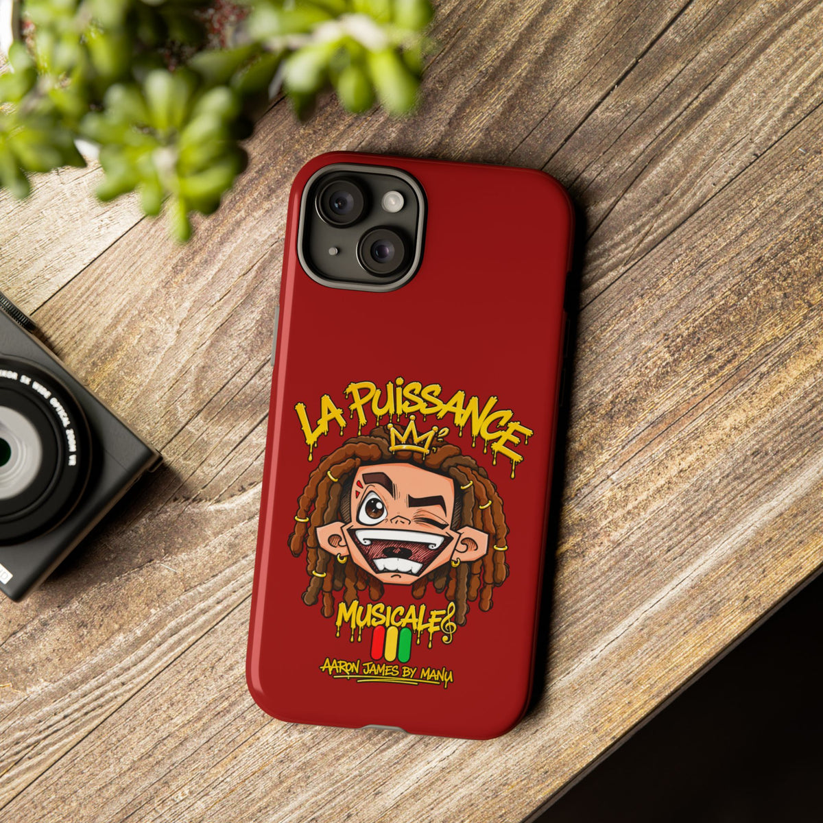 Coque Rasta King – Rouge | La Puissance Musicale