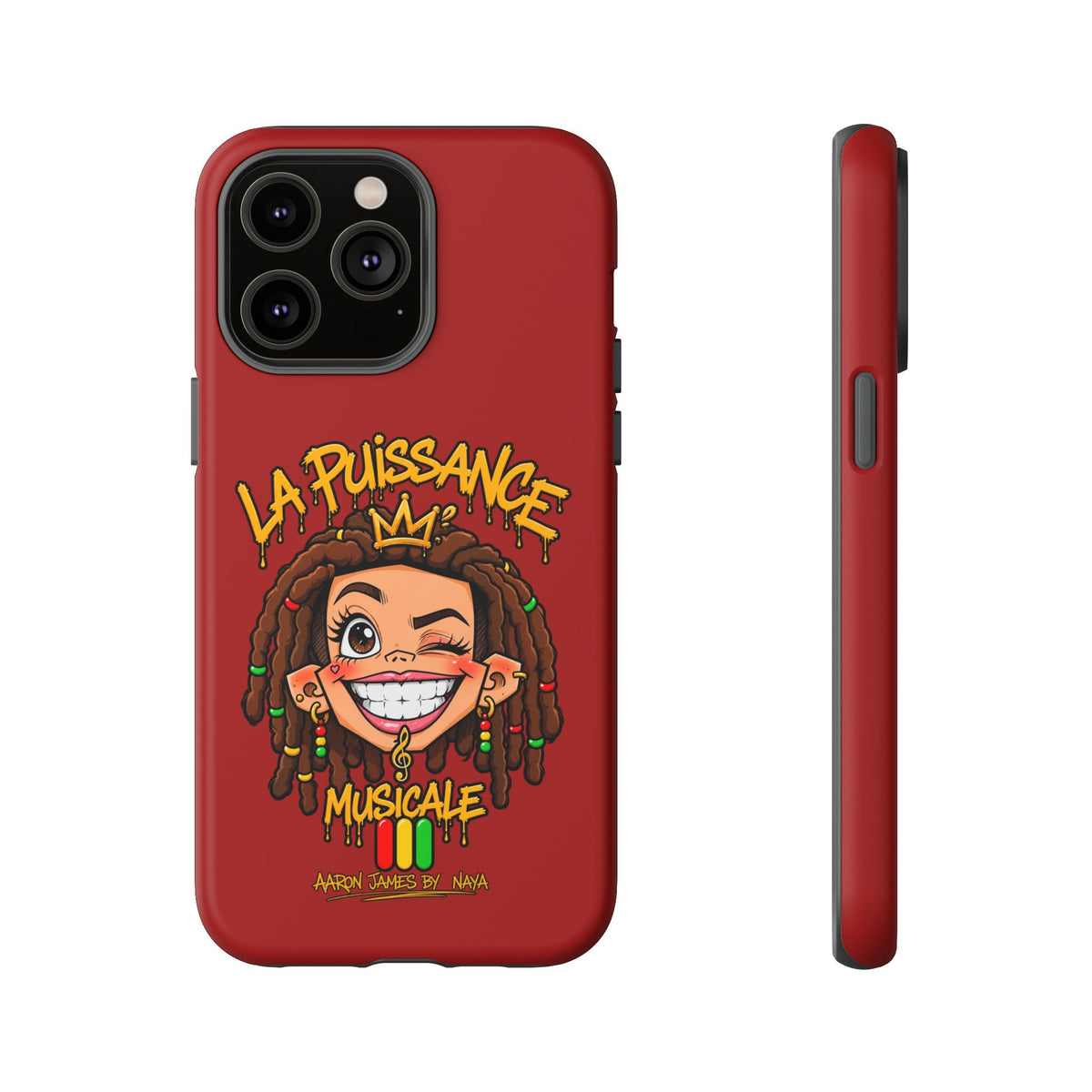 Coque Rasta Queen – Rouge | La Puissance Musicale