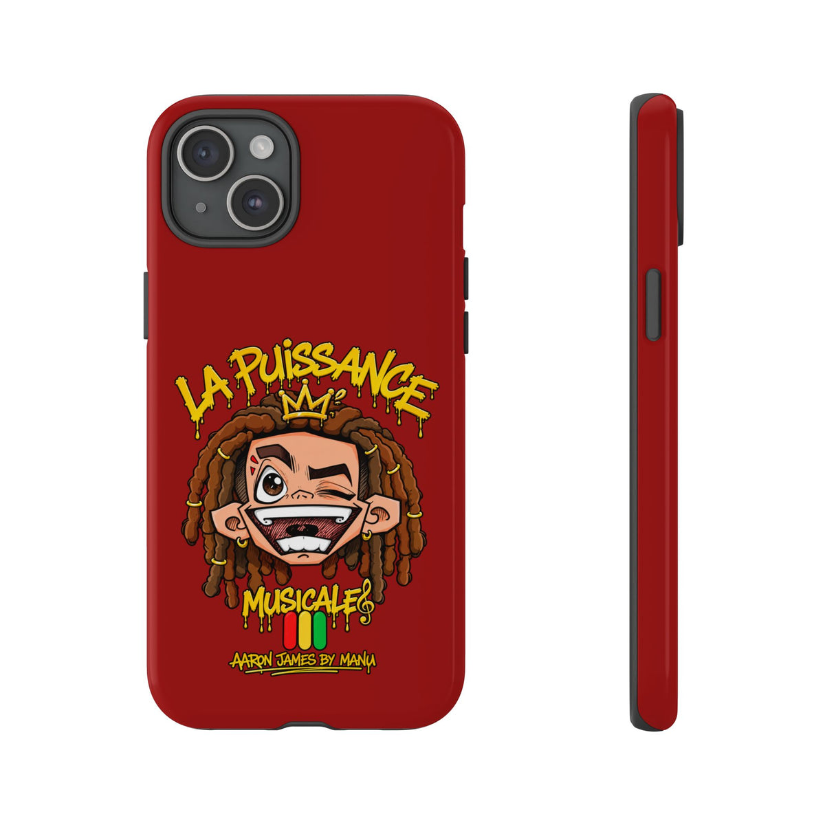 Coque Rasta King – Rouge | La Puissance Musicale