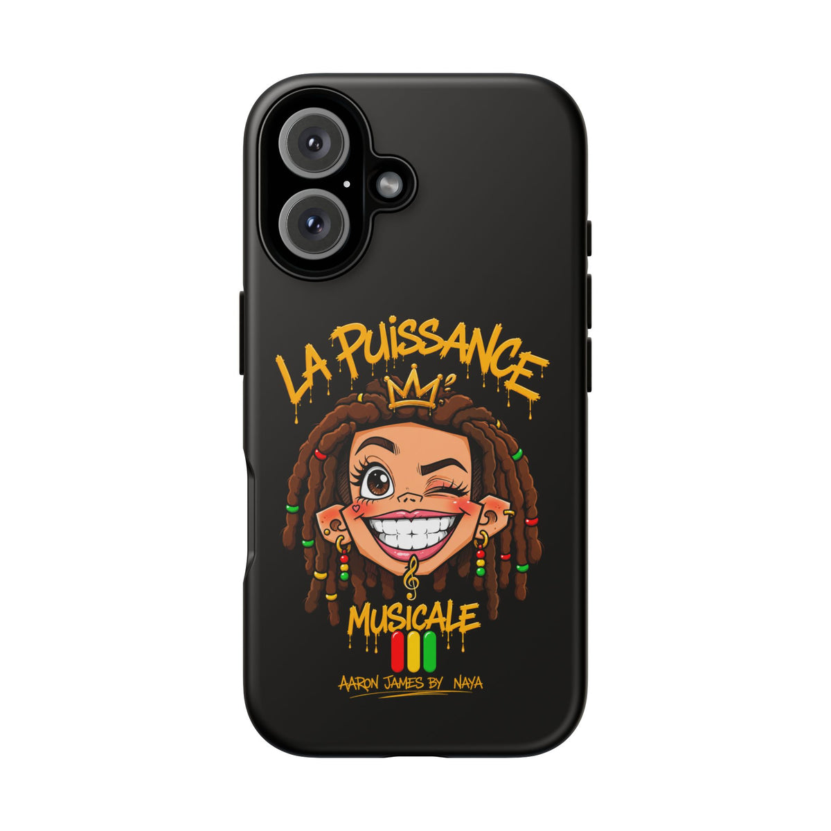 Coque Rasta Queen – Noir | La Puissance Musicale