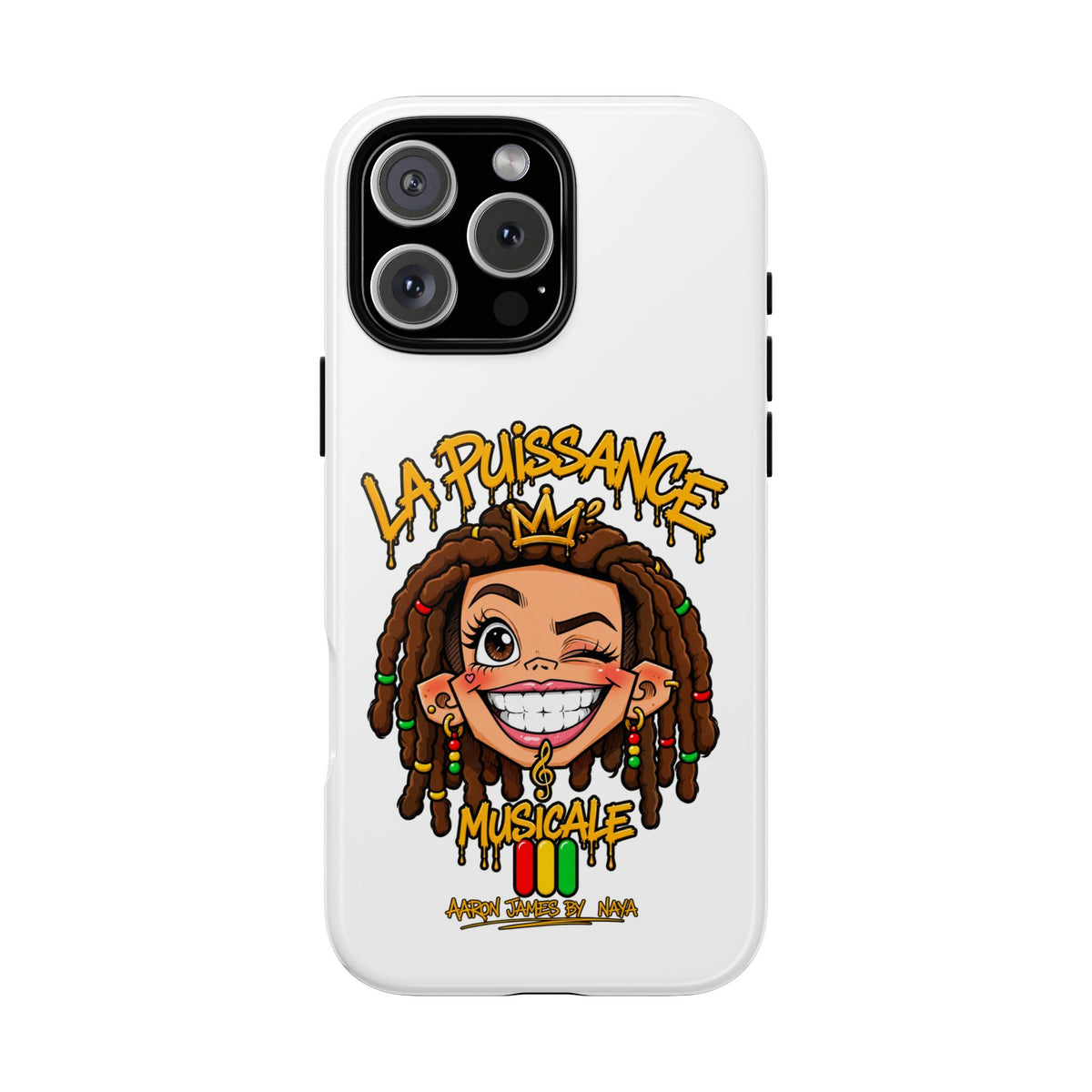 Coque Rasta Queen – Blanc | La Puissance Musicale