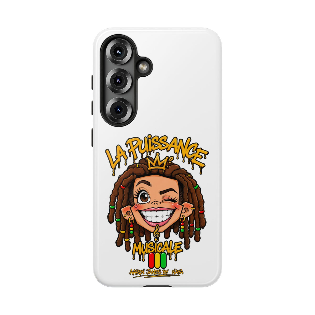 Coque Samsung Rasta Queen – Blanc | La Puissance Musicale – vue 35