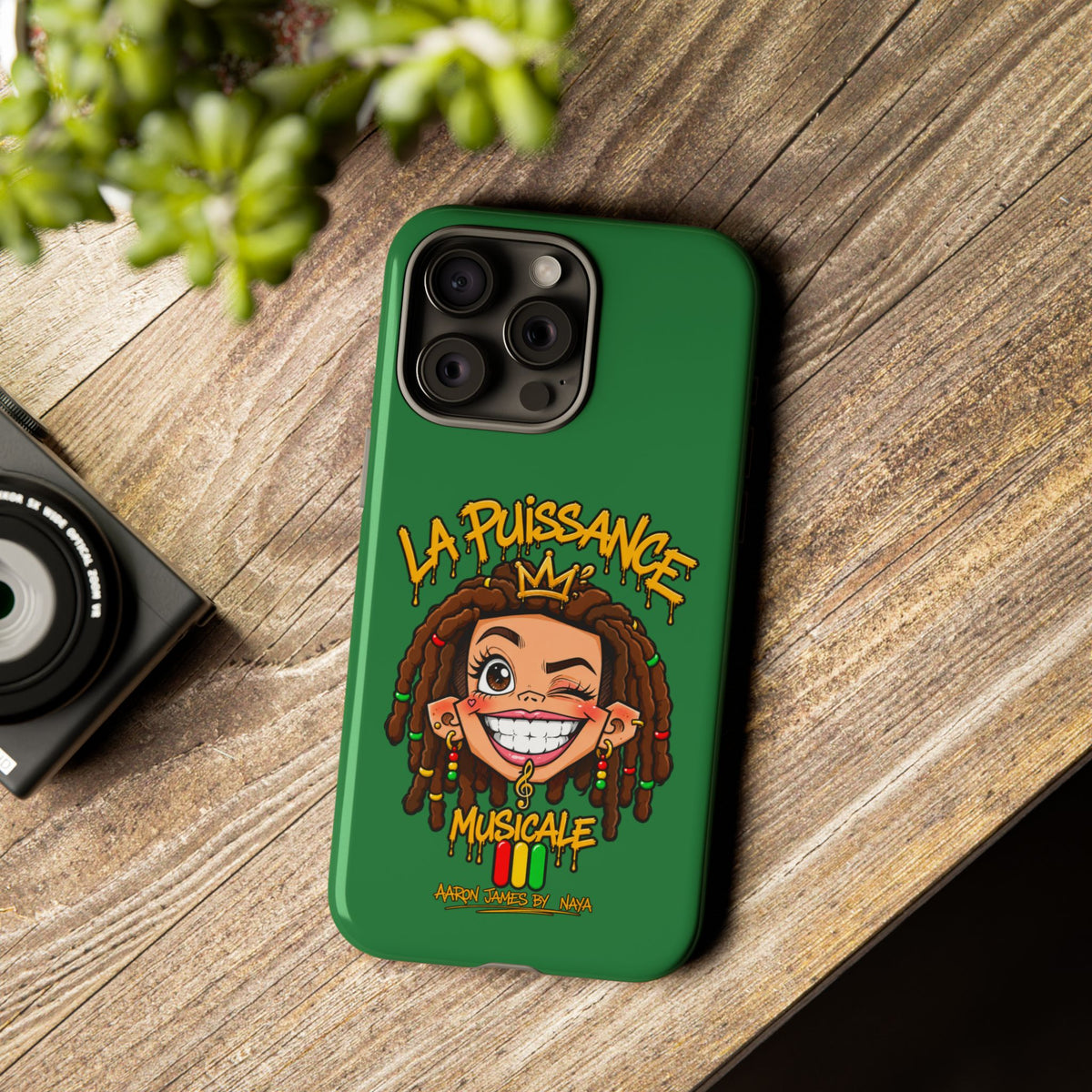 Coque Rasta Queen – Vert | La Puissance Musicale