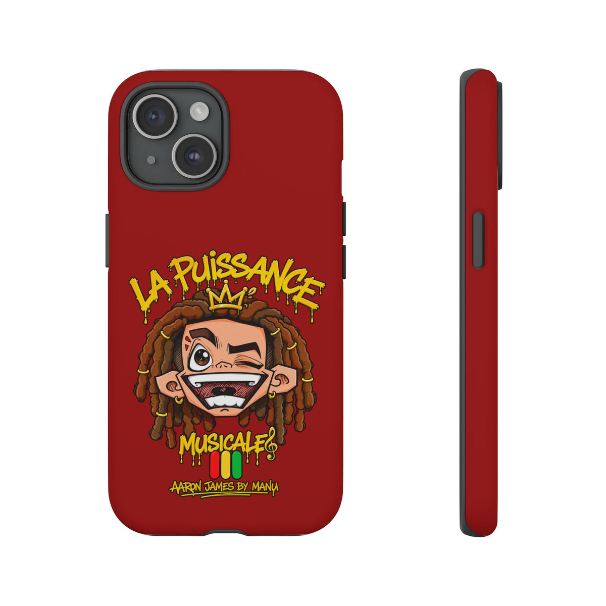 Coque Rasta King – Rouge | La Puissance Musicale