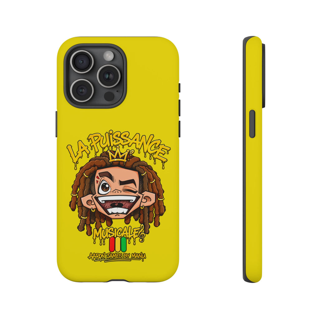 Coque Rasta King – Jaune | La Puissance Musicale