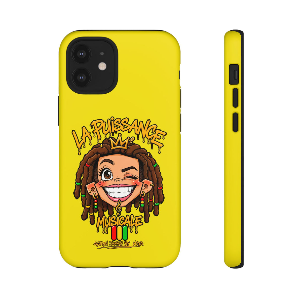 Coque Rasta Queen – Jaune | La Puissance Musicale