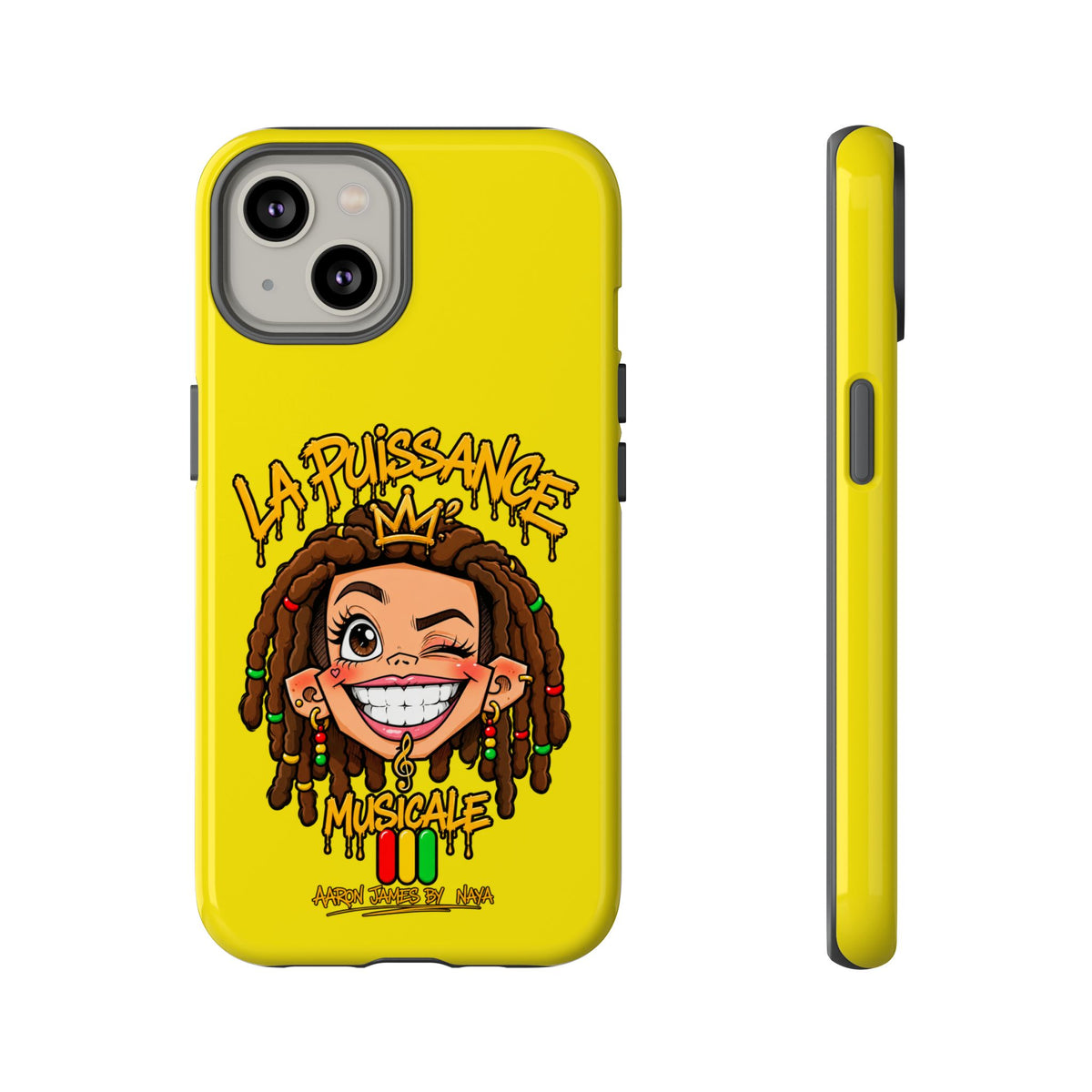 Coque Rasta Queen – Jaune | La Puissance Musicale