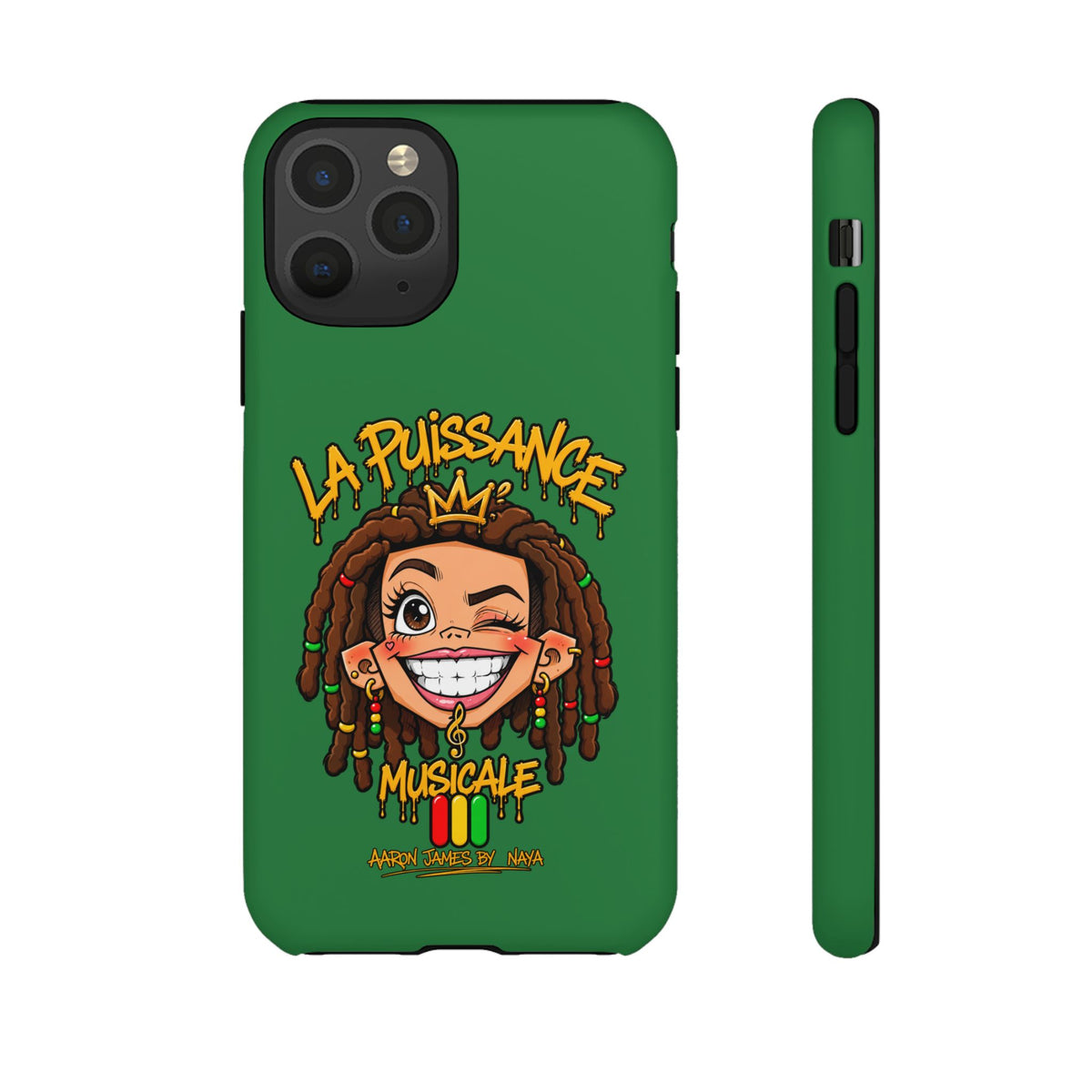 Coque Rasta Queen – Vert | La Puissance Musicale
