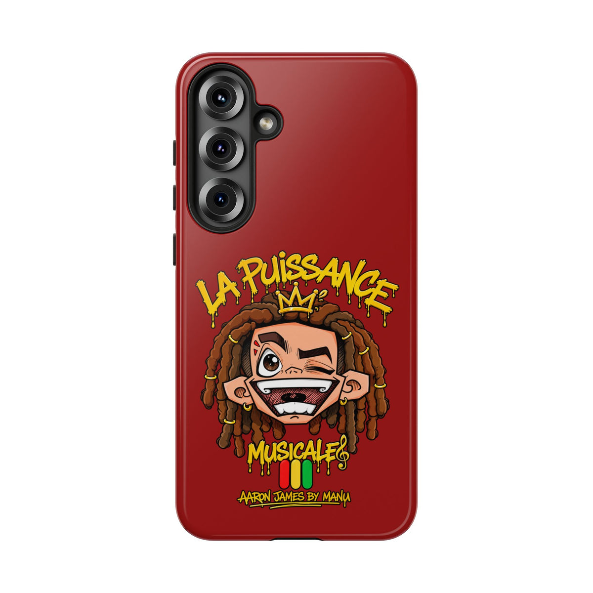 Coque Samsung Rasta King – Rouge | La Puissance Musicale