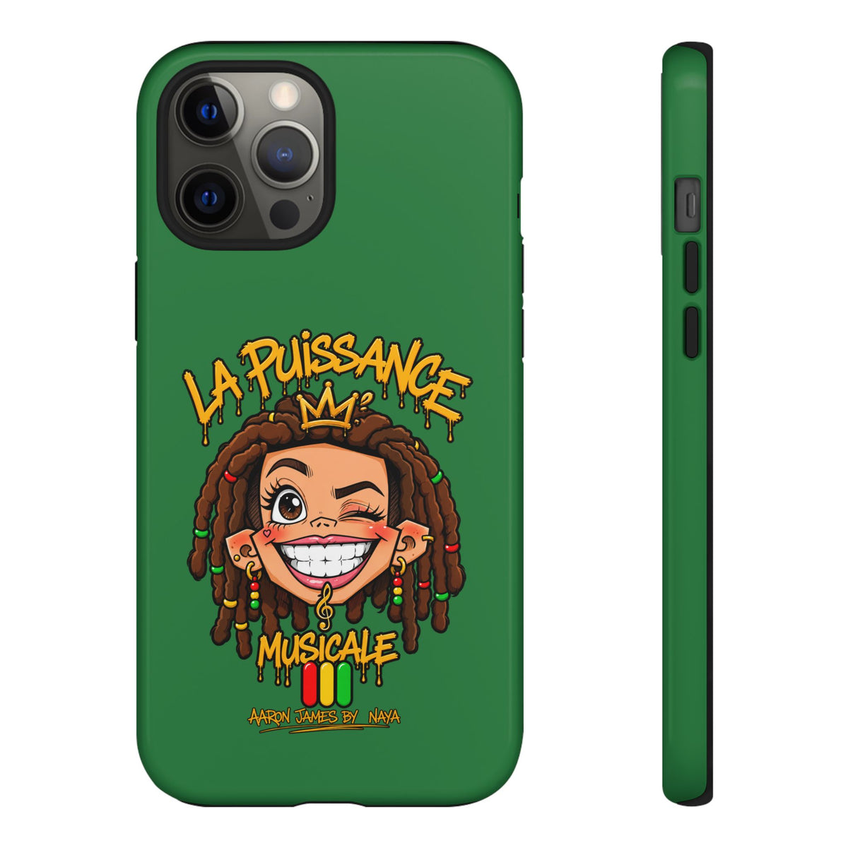Coque Rasta Queen – Vert | La Puissance Musicale
