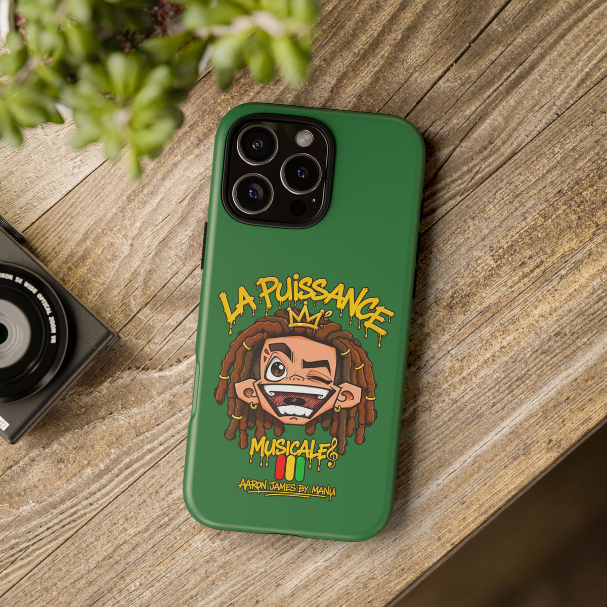 Coque Rasta King – Vert | La Puissance Musicale